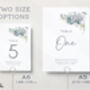 Wedding Table Numbers And Table Names Succulent Design, thumbnail 2 of 4