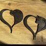 Cat Heart Metal Mobile Window Tree Decoration, thumbnail 3 of 8