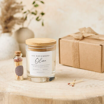 Personalised Birthday Gift Candle With Name, 3 of 4