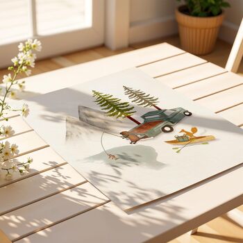 Woodland Camping Adventure Nursery Prints, 3 of 5