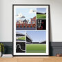 Fulham Fc Views Of Craven Cottage Poster, thumbnail 1 of 7