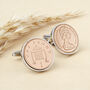 40th Birthday 1984 Penny Coin Cufflinks, thumbnail 2 of 10