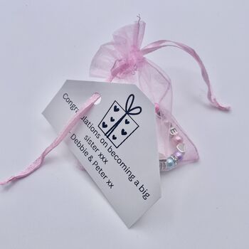 Personalised Sister Bracelet Or Cousin Charm Bracelet, 11 of 12