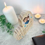 Personalised First Father's Day Wooden Freestanding Heart, thumbnail 4 of 4