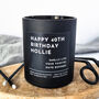 30th Birthday Candle With Personalised Message, thumbnail 4 of 9