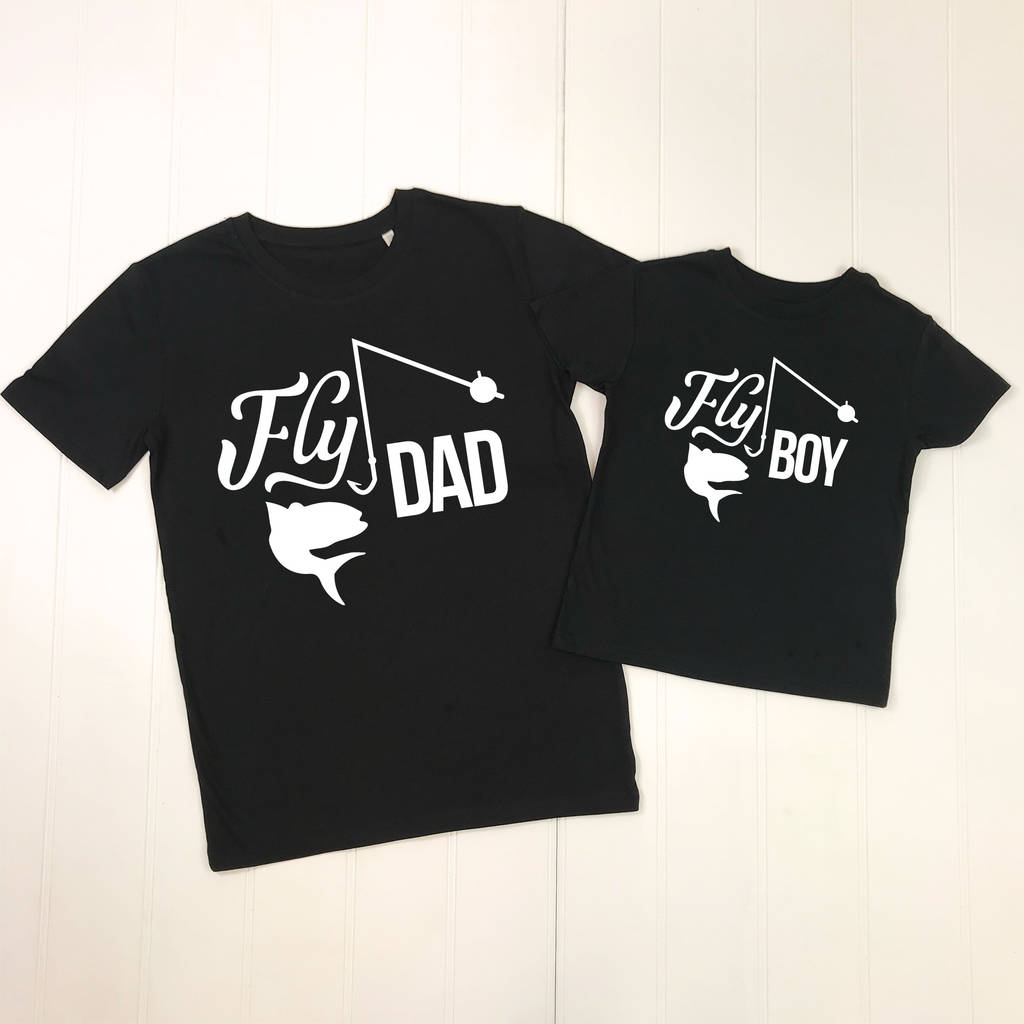 Fishing Father And Child Matching T Shirts By Lovetree Design ...