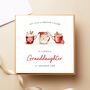 Personalised Santa Mug Granddaughter Card, thumbnail 1 of 2