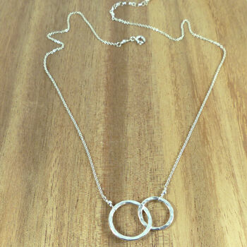 Sterling Silver Interlocking Necklace, 3 of 5