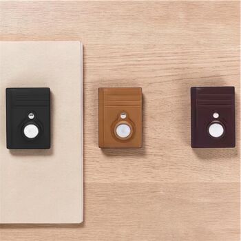 Apple Airtag Leather Wallet, Credit Card Holder, 3 of 6