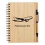 Travel Themed Engraved Notebook And Pen Set, thumbnail 4 of 8
