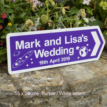 Personalised Direction Signs With Illustrations, 6 of 12
