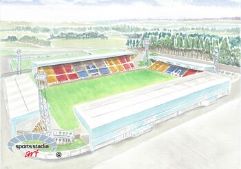 St Johnstone Fc Mc Diarmid Stadium Art Print, 2 of 3