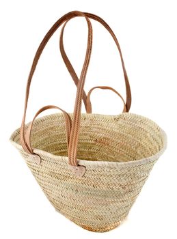 Hand Woven And Hand Painted Monogram Stripe Basket, 10 of 11