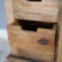 Industrial Wooden Storage Cabinet, thumbnail 3 of 3