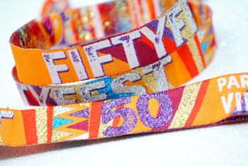 50 Fest 50th Birthday Party Festival Wristbands, 11 of 12