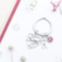 Personalised Sweet Sixteen 16th Birthday Girl Keyring Sixteenth Present, thumbnail 7 of 9
