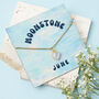 Gold Plated June Rainbow Moonstone Necklace Card, thumbnail 1 of 7