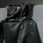 Woven Steel Grey Copper Star Scarf, thumbnail 4 of 5