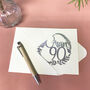 Personalised 90th Floral Birthday Papercut Card, thumbnail 8 of 12