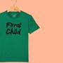 'Feral Child' Kids T Shirt, thumbnail 7 of 10