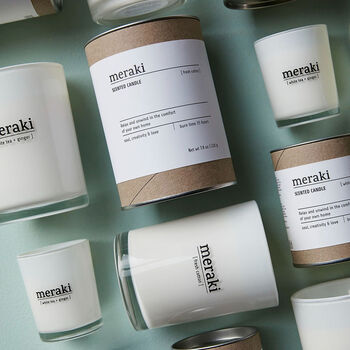 Meraki Fresh Cotton Scented Candle, 5 of 7