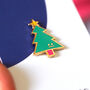 Christmas Tree Enamel Pin, thumbnail 12 of 12