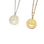 Smiley Pendant In Gold Or Silver, thumbnail 3 of 4