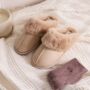 Luxury Faux Fur Women's Memory Foam Mule Slippers, thumbnail 2 of 12