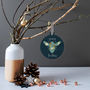 Personalised 'Bee Merry' Christmas Bauble, thumbnail 2 of 5