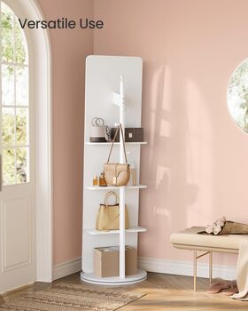 Full Length Mirror Standing Rotatable Body Mirror, 6 of 7