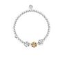 Just Because Silver And Rose Gold Plated Thank You Bracelet, thumbnail 3 of 3