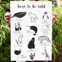 'Born To Be Wild' Illustrated Animal Poster, thumbnail 1 of 3