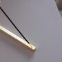 Handmade Minimalist Solid Brass Incense Holder, thumbnail 4 of 4