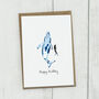 Personalised Whale And Diver Greetings Card, thumbnail 3 of 4