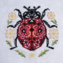 Lil' Ladybird Modern Cross Stitch Kit, thumbnail 5 of 5