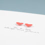 Lgbt Handmade You And Me Always And Forever Card Red, thumbnail 5 of 5