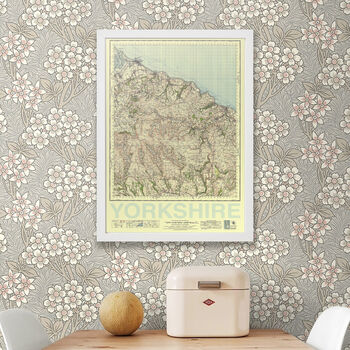 Personalised Yorkshire Map Print Yorkshire Gift, 4 of 9