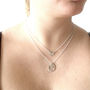Mother And Daughter Silver Butterfly Necklace, thumbnail 6 of 8