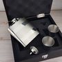 Personalised Engraved Hip Flask With Presentation Box, thumbnail 4 of 8