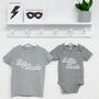 Big Dude Little Dude Brothers T Shirt Set, thumbnail 1 of 2