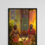 Africa Couple In Love Wall Art, thumbnail 3 of 12