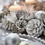 Frosted Winter Candle Centrepiece, thumbnail 5 of 6