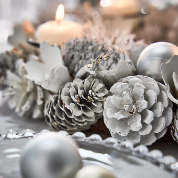 Frosted Winter Candle Centrepiece, 5 of 6