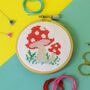 Toadstool Mini Cross Stitch Kit, thumbnail 1 of 5
