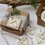 Gold Diamond Painted Decorations, thumbnail 2 of 4