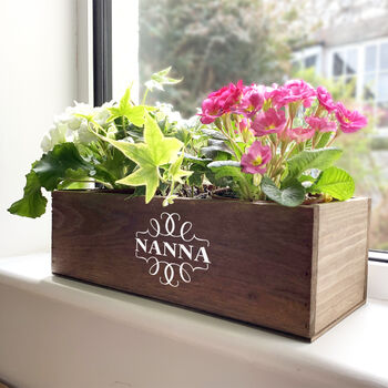 Personalised Monogrammed Wooden Box, 4 of 5