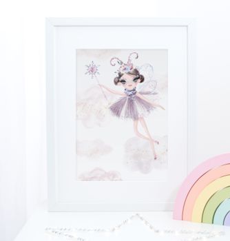 Magical Fairy Clouds Children's Colourful Pastel Print, 2 of 3