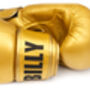Personalised Full Leather Boxing Gloves Gold, thumbnail 7 of 10