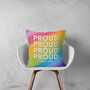 Personalised Date Pride Cushion, thumbnail 1 of 1