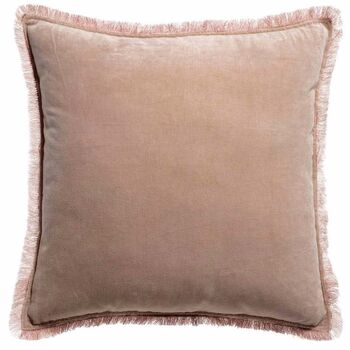 Velvet Fringe Cushion, 2 of 8